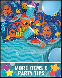 Ocean Sea Fish Party Supplies, Decorations, Balloons and Ideas